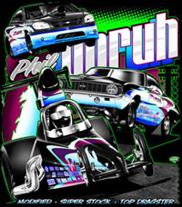 Phil Unruh Big Tire Drag Racing T Shirts