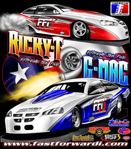 Grant McCreary R Thornton ADRL Pro Mod Drag Racing T Shirts