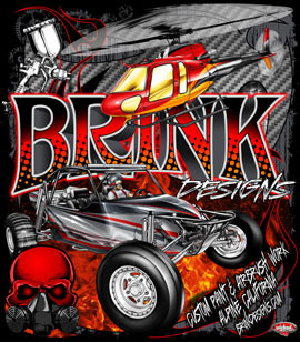 NEW!! Brink Airbrush Designs And Custom Paint T Shirts