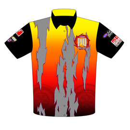 Craig Pio Outlaw 10.5 Turbo Camaro Drag Racing Crew Shirts Front View