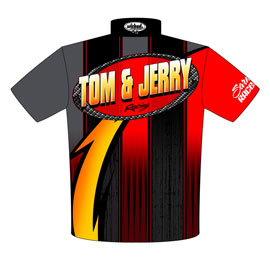 Tom & Jerry Racing Crew / Team Shirts Rear View