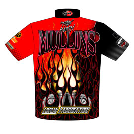 NEW!! Kevin Mullins Outlaw Drag Radial Racing Crew / Team Shirts Back View