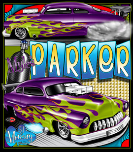NEW!! Myles Parker Mercury Pro Modified Drag Racing T Shirts