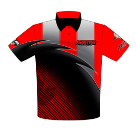 NEW!! Nick Agostino Outlaw 10.5 Camaro Drag Racing Crew Shirts Front View