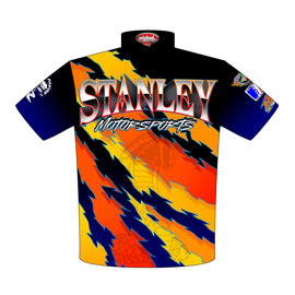 NEW!! Stanley Motorsports Racing Crew Shirts Back View