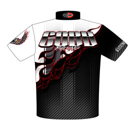 NEW !! Johnny Cobb Supercharged Pro Modified 69 Camaro Drag Racing Team Shirts Back View