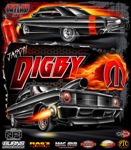 NEW !! Jason Digby Outlaw - 275 Drag Radial Dodge Dart Drag Racing T Shirts