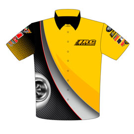 NEW!! Jeff Lutz Turbocharged Pro Modified Camaro Drag Racing Crew Shirts Front View