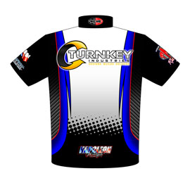 NEW!! Birrong Automotive Racing Team Crew Shirts Back View