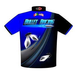 NEW!! Mike Cantu X275 Nitrous Drag Radial Mustang Drag Racing Crew Shirts Back View