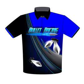 NEW!! Mike Cantu X275 Nitrous Drag Radial Mustang Drag Racing Crew Shirts Front View