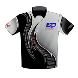 NEW !! Marty Robertsons Badfish Pro Drag Radial Barracuda Drag  Racing Crew Shirts Front View