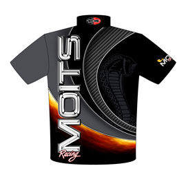NEW!! Paul Mouhayet Moits Racing Worlds Fastest Pro Mod Drag Racing Team / Crew Shirts Back View