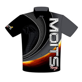 NEW!! Paul Mouhayet Moits Racing Worlds Fastest Pro Mod Drag Racing Team / Crew Shirts Front View