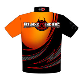 NEW!! Rick Blaisdale Supercharged Pro Boost Corvette Pro Modified Drag Racing Crew Shirts Back View