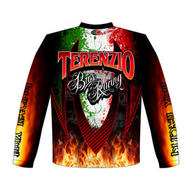 NEW!! Terenzio Brothers Core Bore BMX Racing Team / Crew Shirts Back View