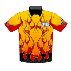 NEW!! Terry Barkley Camaro Drag Racing Team / Crew Shirts Front View