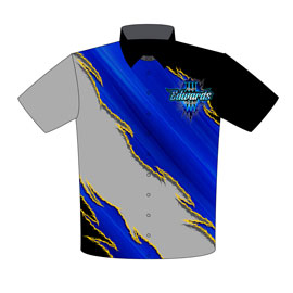 NEW!! Brad Edwards Three Second Drag Radial Drag Racing Team / Crew Shirts Front View
