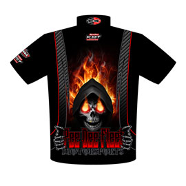 NEW!! Tylor Miller 69 Chevelle Pro Modified Drag Racing Crew Shirts Back View