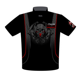 NEW!! NEW!! Tylor Miller 69 Chevelle Pro Modified Drag Racing Crew Shirts Front View