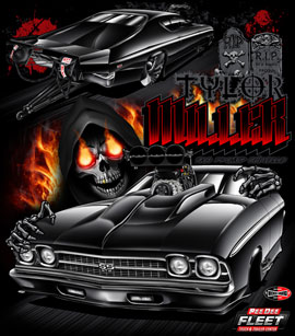 NEW!! Tylor Miller 69 Chevelle Pro Modified Drag Racing T Shirts