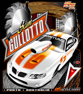 NEW!! Sam Gullotto Australian Pro Mod GTO Drag Racing T Shirts