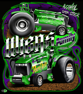 NEW!! Wiens Family Racing Alcohol Super Stock Tractor Pulling T Shirts