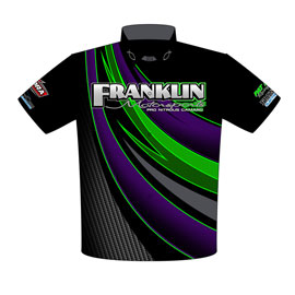 NEW!! Tommy Franlkin PDRA Pro Nitrous Camaro Drag Racing Crew Shirts Front View