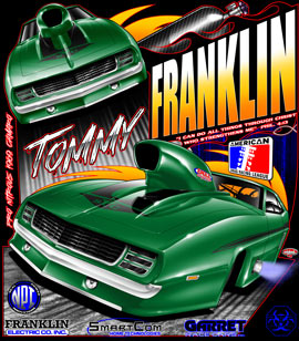 NEW!! Tommy Franklin ADRL Pro Modified Drag T Shirts