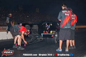 Gerry Capano of Split Racing with Wicked Grafixx Drag Racing Crew Shirts PDRA Pro Modified