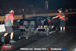 Gerry Capano of Split Racing with Wicked Grafixx Drag Racing Crew Shirts PDRA Pro Modified