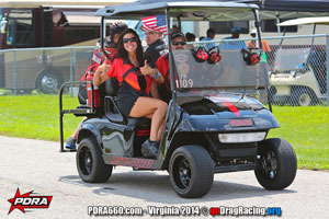 Gerry Capano of Split Racing with Wicked Grafixx Drag Racing Crew Shirts PDRA Pro Modified