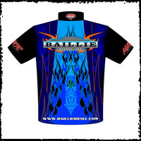 NEW!! Ballie Diesel NHRDA Racing Team / Crew Shirts Back View