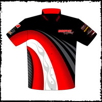 NEW!! Boone Racing Pro Modified Racing Crew / Team Shirts Front View