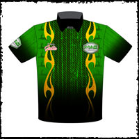 NEW!! Mac Trailer Pro Stock Pulling Team Racing Pit / Racing Crew / Team Shirts Front View