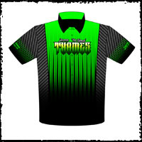 NEW!! Jason Thamess Racing Pit / Racing Crew / Team Shirts Front View