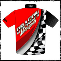 NEW!! T Brizendine Drag Racing Crew Shirts Back View