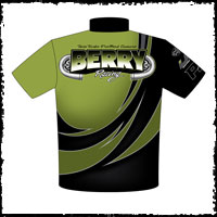 NEW!! Berry Motorsports Racing Pit / Racing Crew / Team Shirts Back View