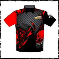 NEW!! Brink Airbrush Designs And Custom Paint Crew Shirts Front View