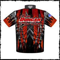 NEW!! Chris Duncan Race Cars Crew Shirts Back View