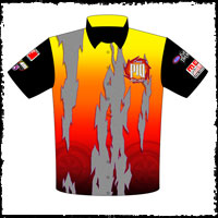 NEW!! Craig Pio Outlaw 10.5 Drag Racing Crew Shirts Front View