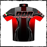 NEW!! Desert Demons Drag Racing Mustang Racing Pit / Crew Shirts Back View