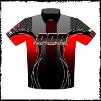 NEW!! Desert Demons Drag Racing Mustang Racing Pit / Crew Shirts Front View