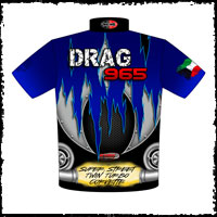 NEW!! DRAG 965 Racing Pit / Crew Shirts Back View