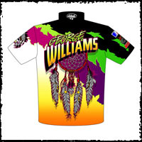 George Williams Camaro Pro Mod Drag Racing Team / Crew Shirts Back View