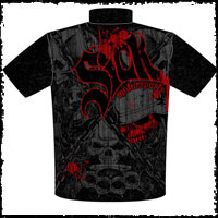 Sick Motorsports Drag Racing Team / Crew Shirts Back View