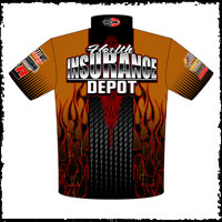 NEW!! Joe Copson Outlaw 10.5 Drag Racing Pit / Racing Crew / Team Shirts Back View