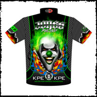 NEW!! Jones Racing Custom Design Pit / Racing Crew / Team Shirts Back View