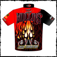 NEW!! Kevin Mullins Outlaw Drag Radial Racing Crew / Team Shirts Back View