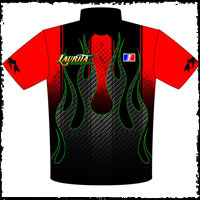 Jim Laurita ADRL Jim Laurita ADRL Pro Nitrous Camaro Drag Racing Team / Crew Shirts Front View